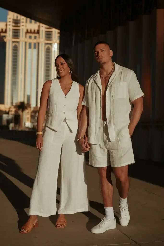 Sunset Boulevard Chic: Matching Monochrome Outfits