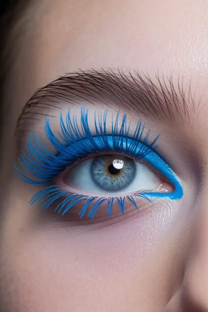 Switch to Dramatic Electric Blue Lashes