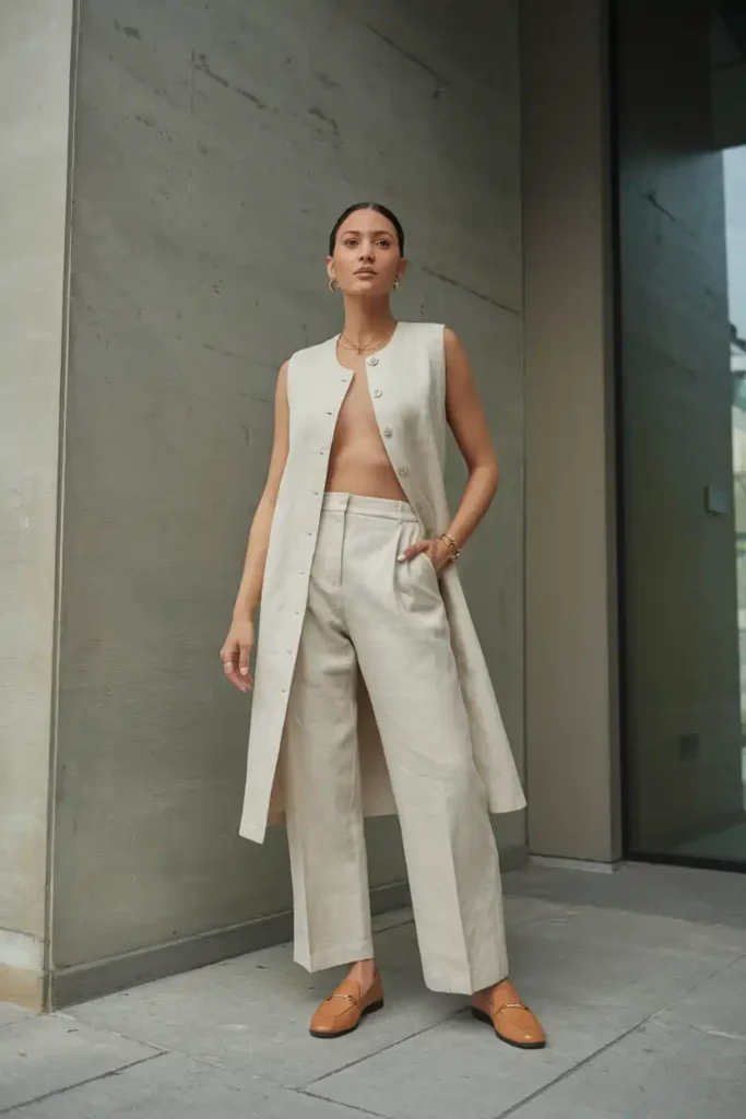 Tailored Vest and Matching Trouser Co-ord Set