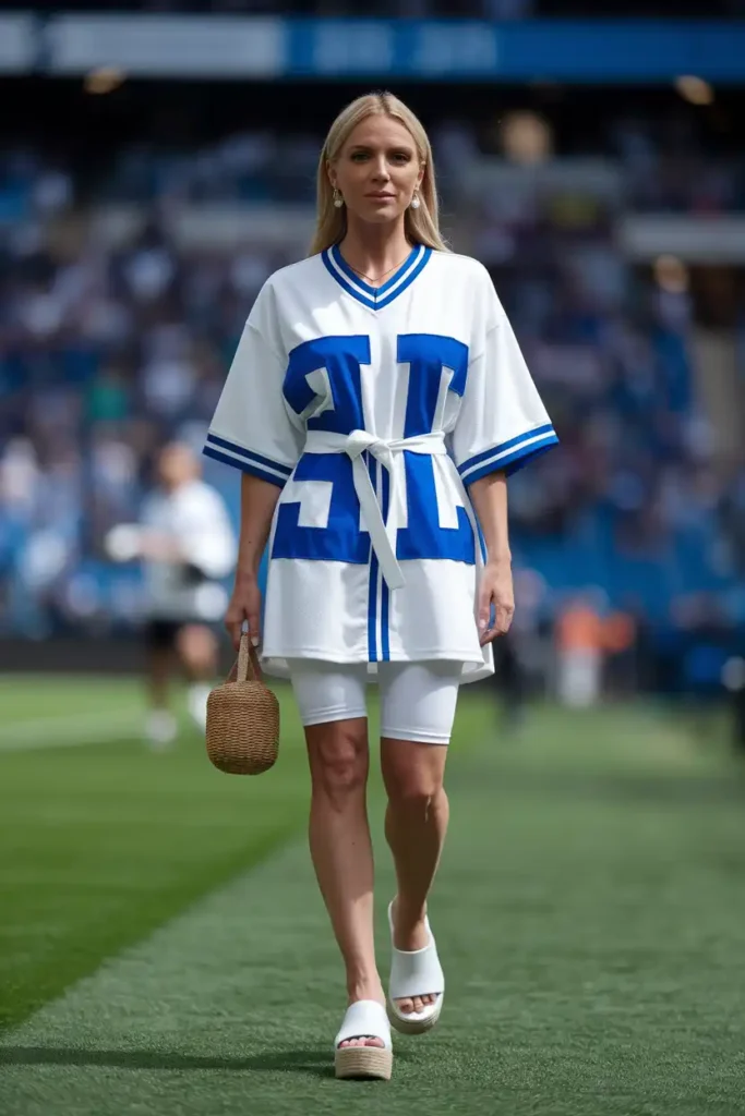 Team Jersey Dress Styled as a Casual Sundress