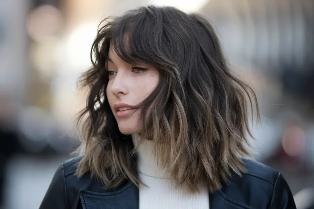 The Best Layered Wavy Haircut for Thick Hair
