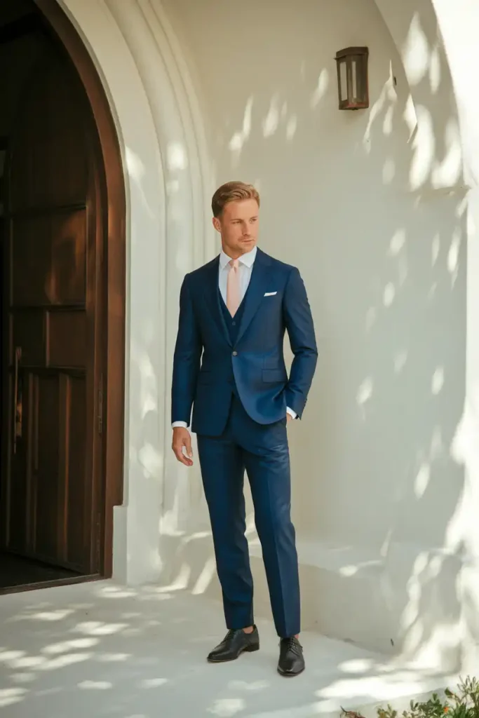 The Classic Navy Blue Slim Fit