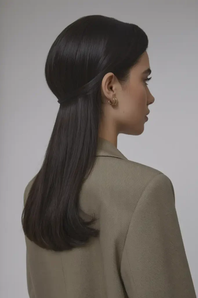The Pin-Tucked Nape Style