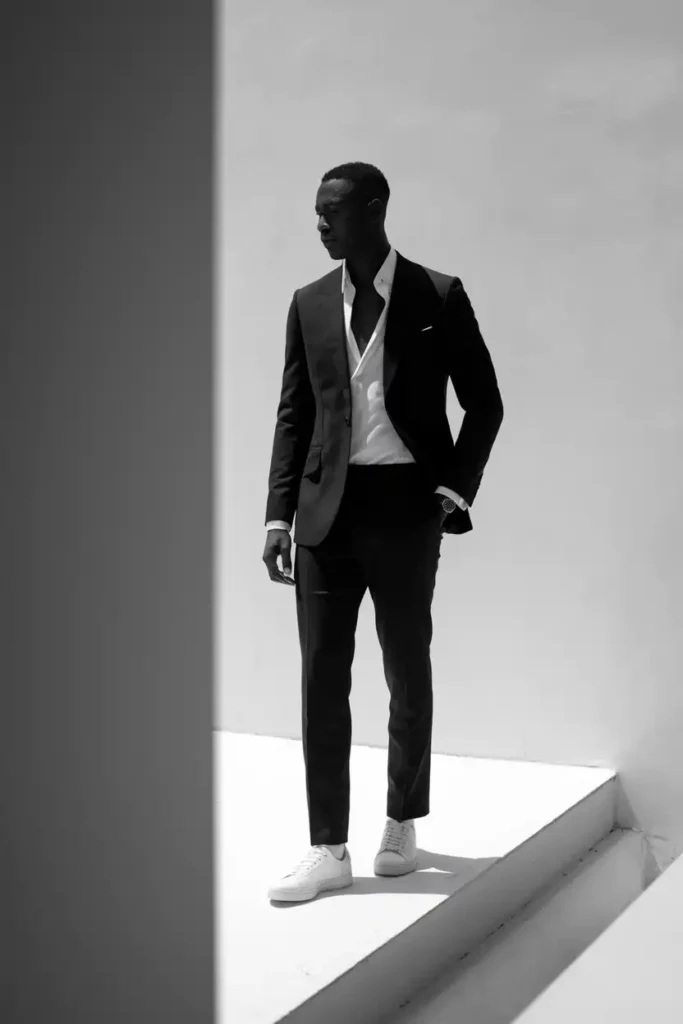 The Slim Black Suit That Works Everywhere