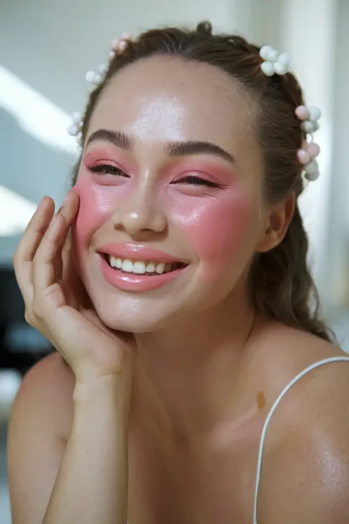 The Y2K Blush Placement Gen Z Uses for a Fresh Result