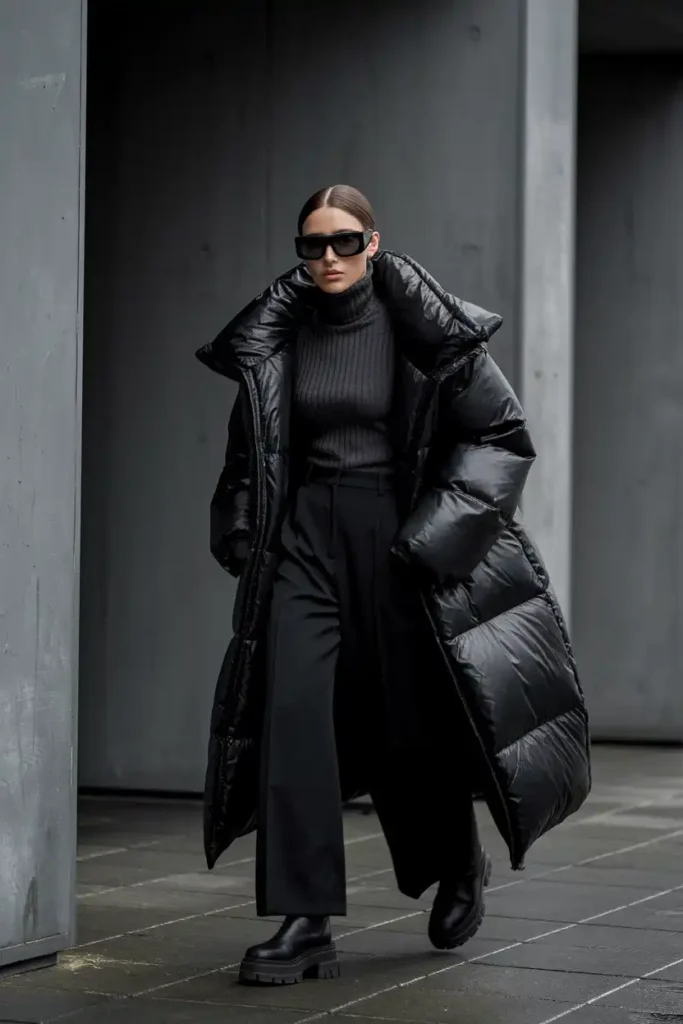 Thick Black Frames With a Street Style Winter Look