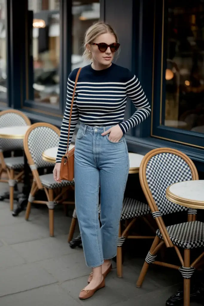 Tortoiseshell Cat-Eye Frames With a French Girl Wardrobe