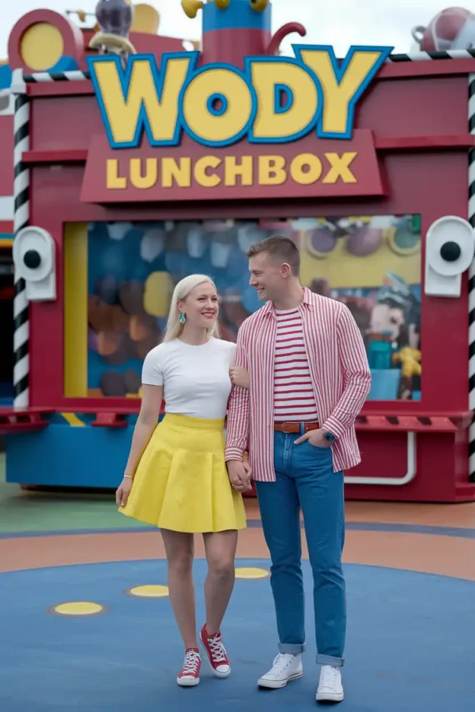 Toy Story Land Color Pop: Matching Bright and Bold Outfits