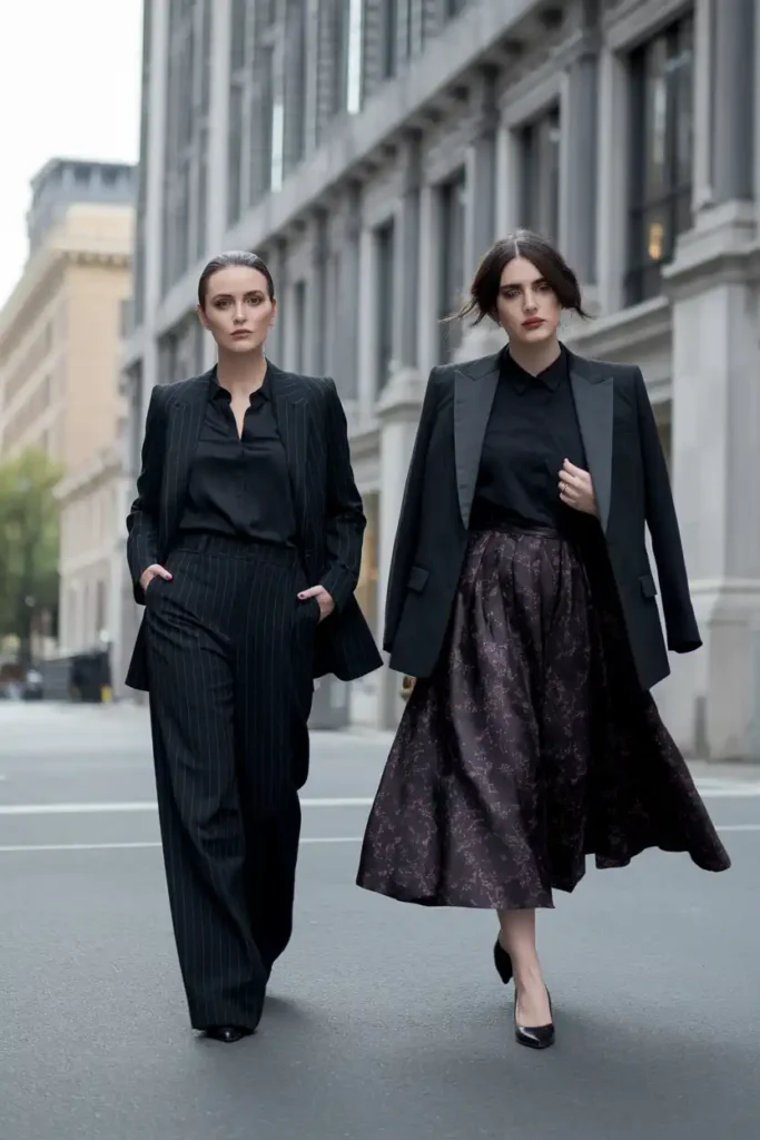 Using Prints and Patterns in a Gothic Professional Wardrobe