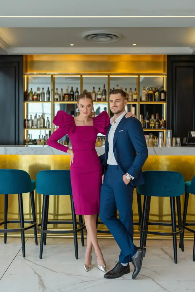 Vibrant Cocktail Attire for a Glamorous Birthday Party