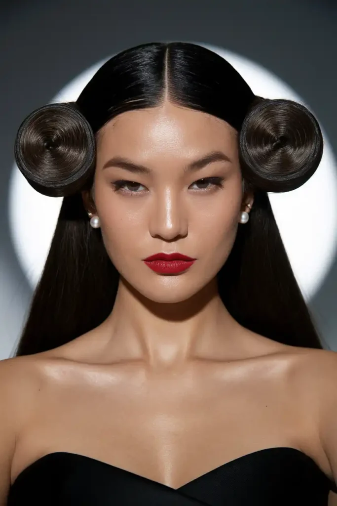 Vintage-Inspired Victory Rolls for a Statement Bridal Look