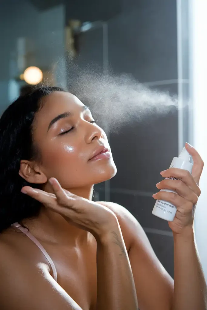 What Setting Spray Does on Acne-Prone Skin