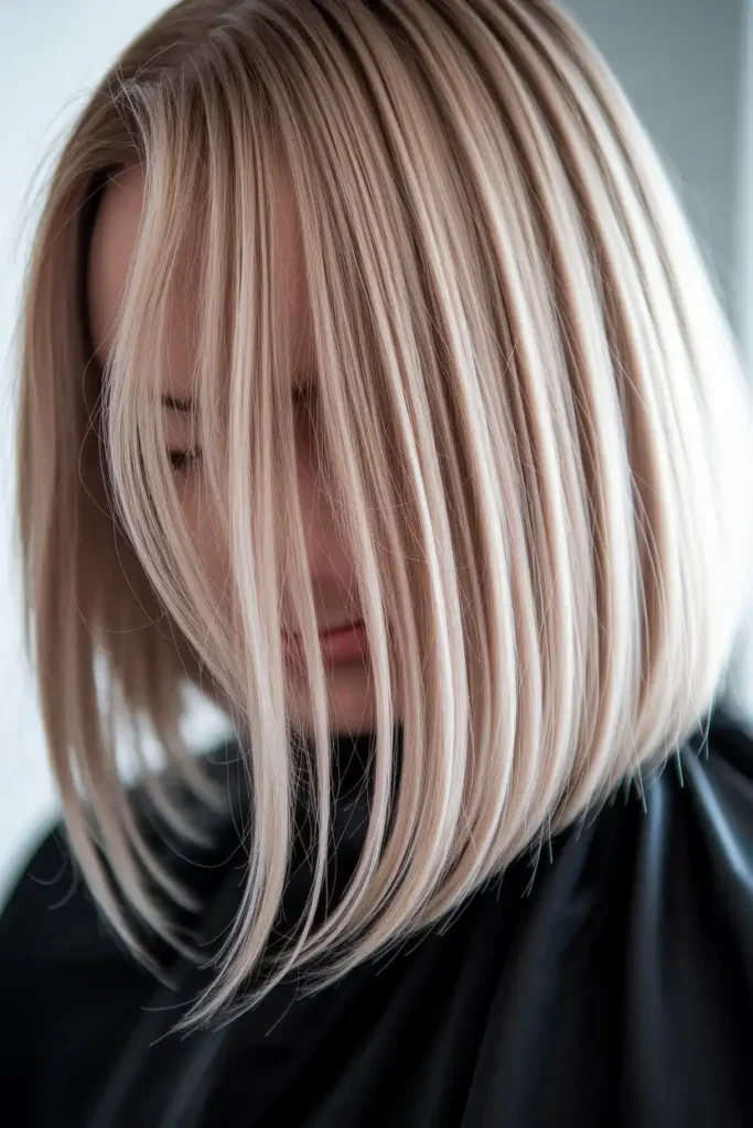 Wispy Ends on a Long Straight Cut for Fine Hair