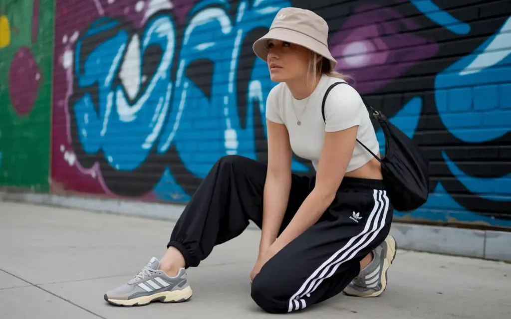 adidas pants outfit