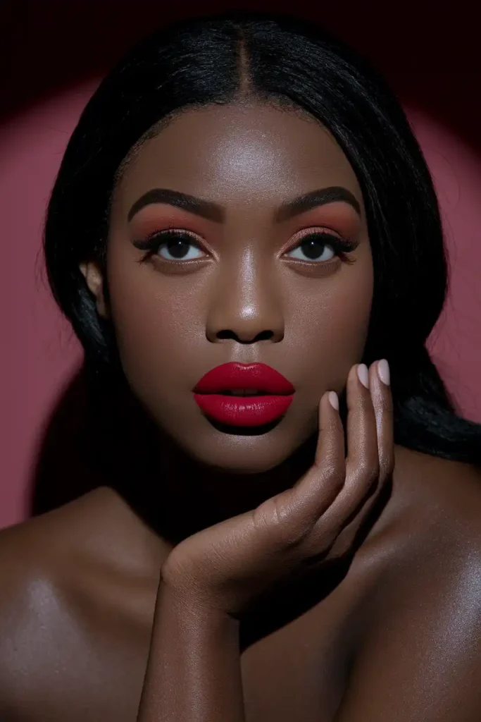 A Practical Guide to Red Lip Combos for Dark Skin