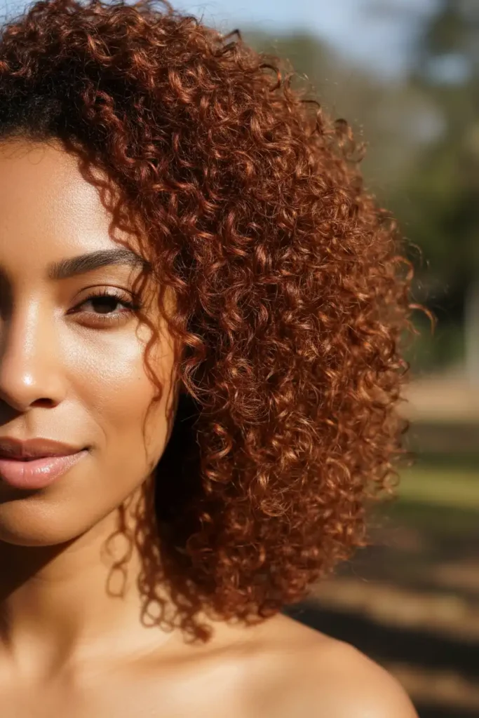 Auburn for Curly Hair: Getting the Color Right Without Damaging Your Curl Pattern