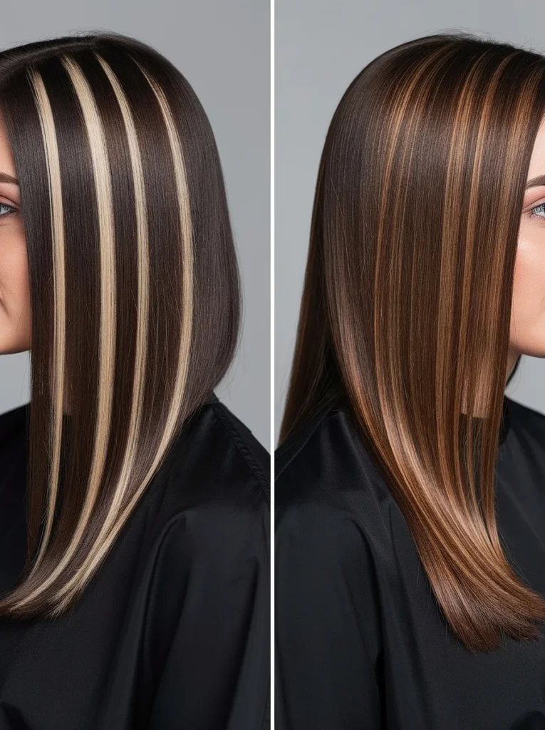 Babylights vs. Traditional Highlights: Which Works Better on Dark Hair?