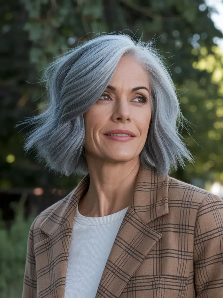 Best Haircuts for Transitioning to Gray Hair in Your 40s