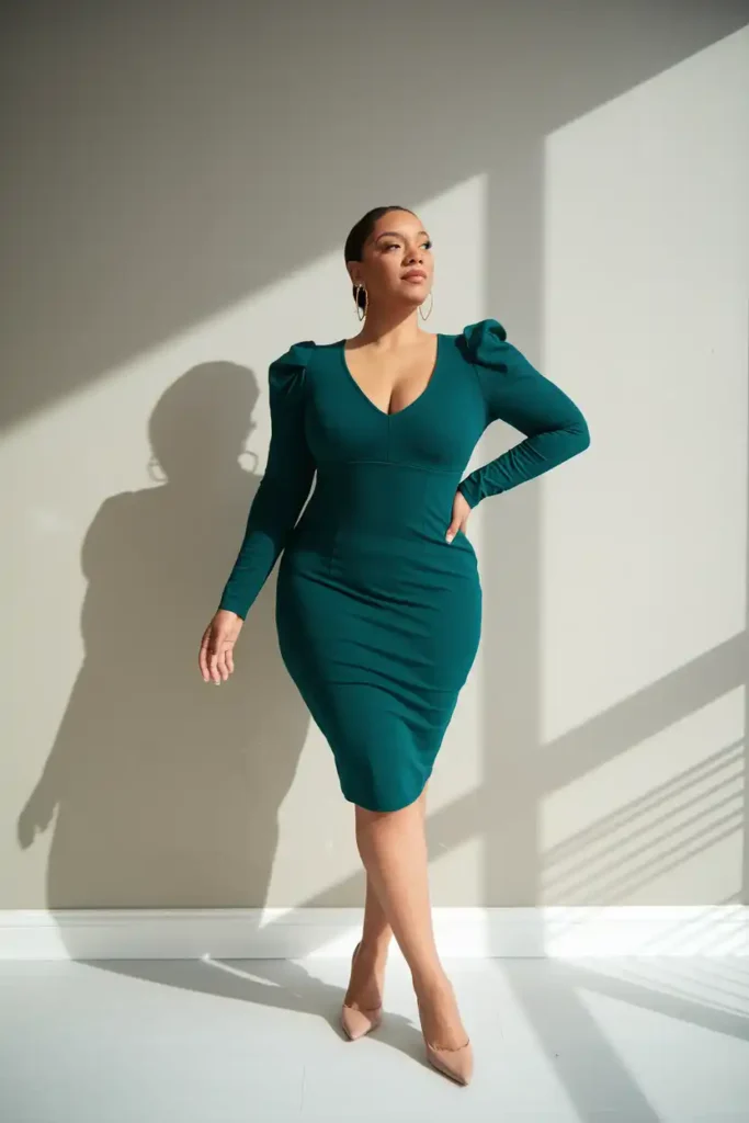 Bodycon Dresses Styled to Look Proportioned