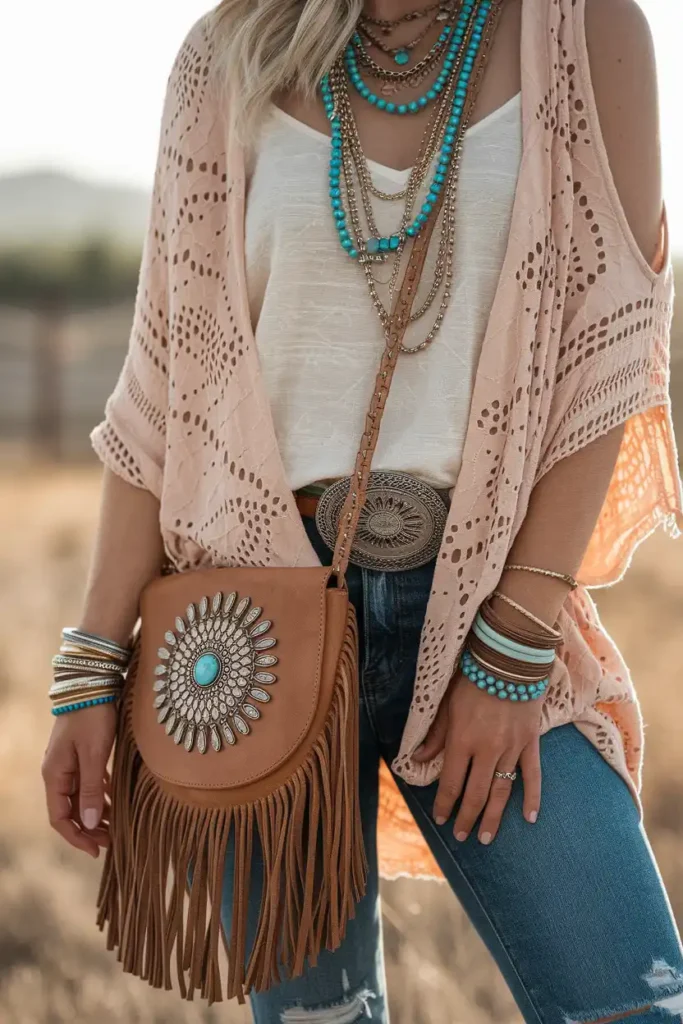 Boho Accessories That Actually Work With Cowgirl Boots