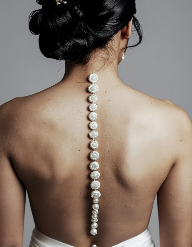 Buttons Running Down the Back