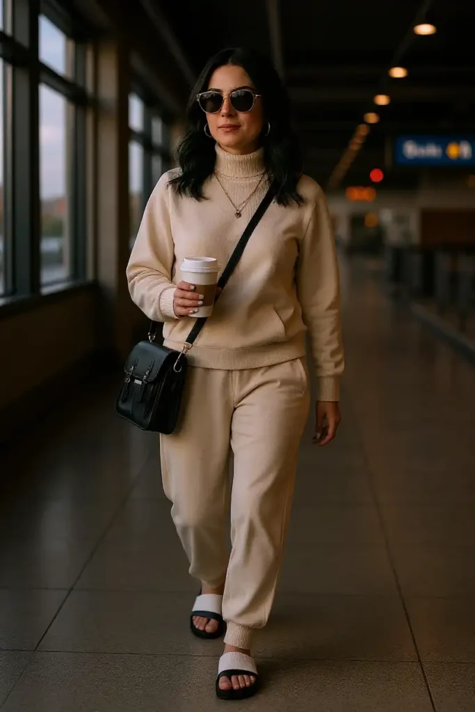 Casual Sporty Outfits for Early Morning Flights