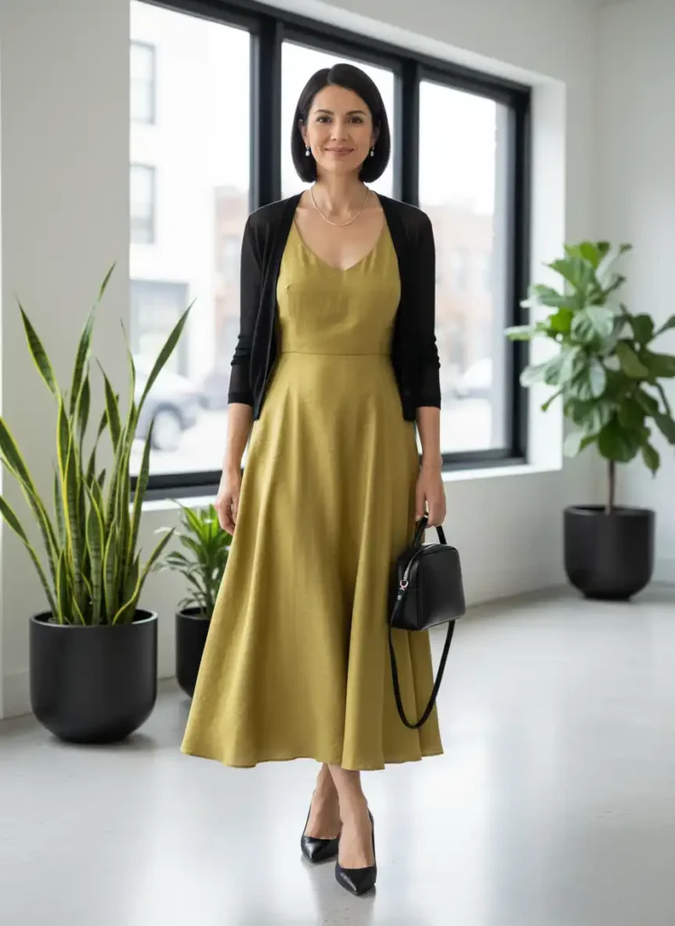 Chartreuse and Black: When the Contrast Actually Works