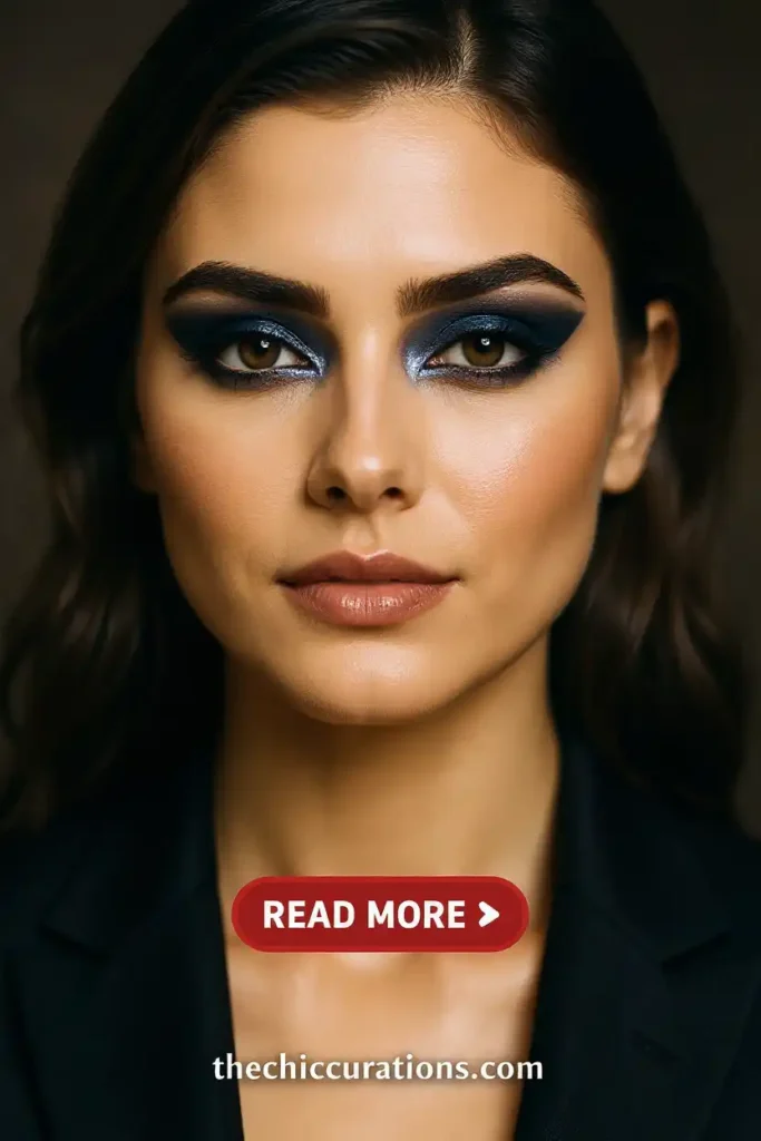 Classic Smoky Eye With a Color Twist