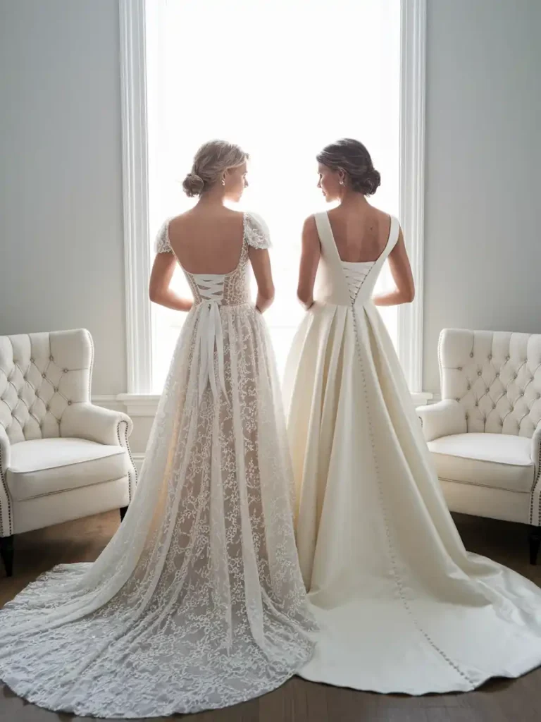 Corset Backs vs. Zipper Backs: What to Choose