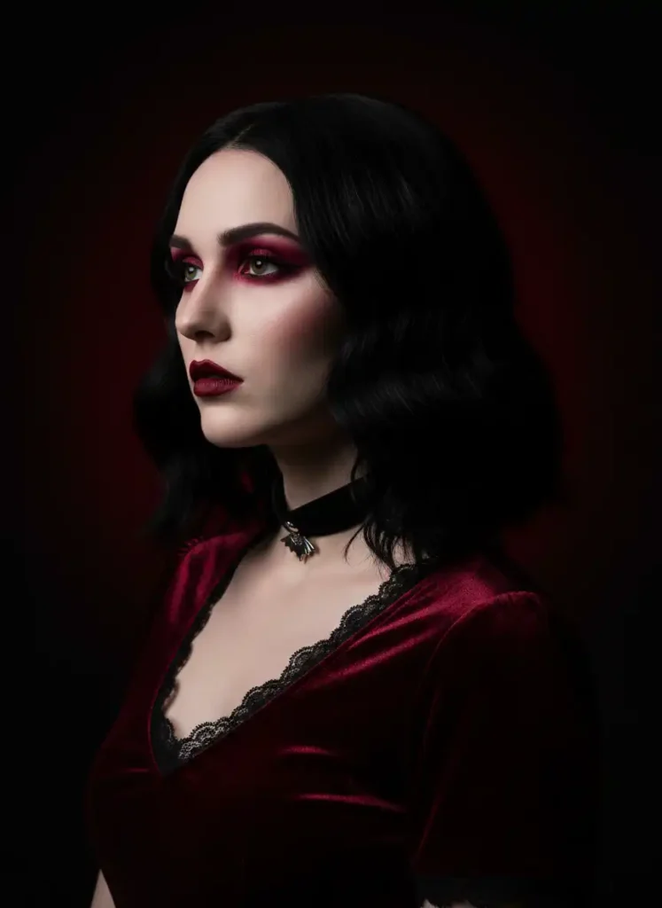 Crimson and Black: When Color Enters the Dark Aesthetic