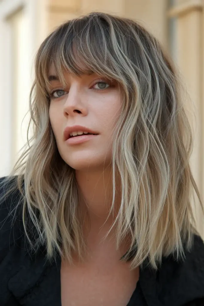 Curtain Bangs That Style Themselves While They Air Dry