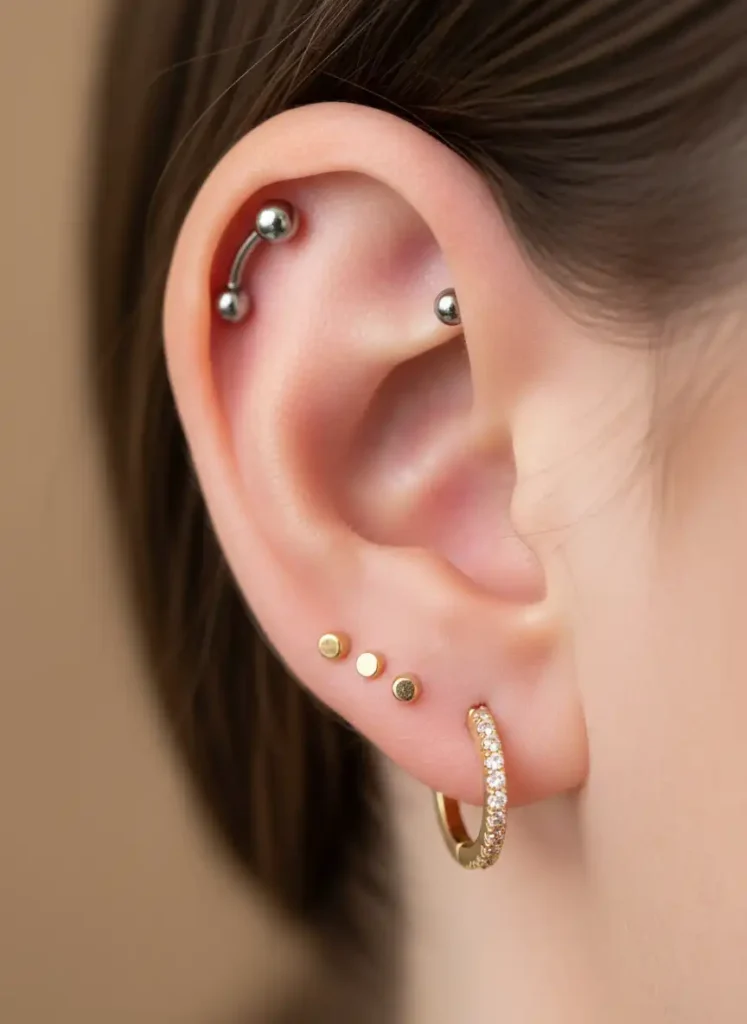 Daith and Rook: Stacking in the Inner Ear