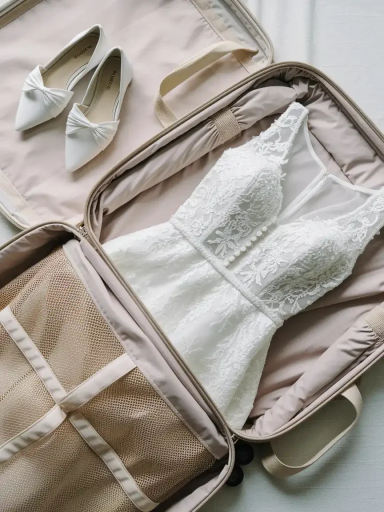 Destination Wedding Packing: Getting Your Dress There