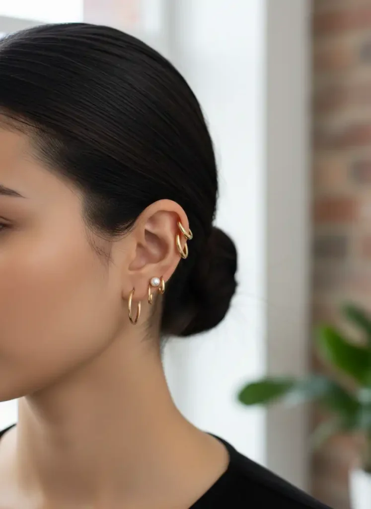 Elegant Ear Stack for the Office