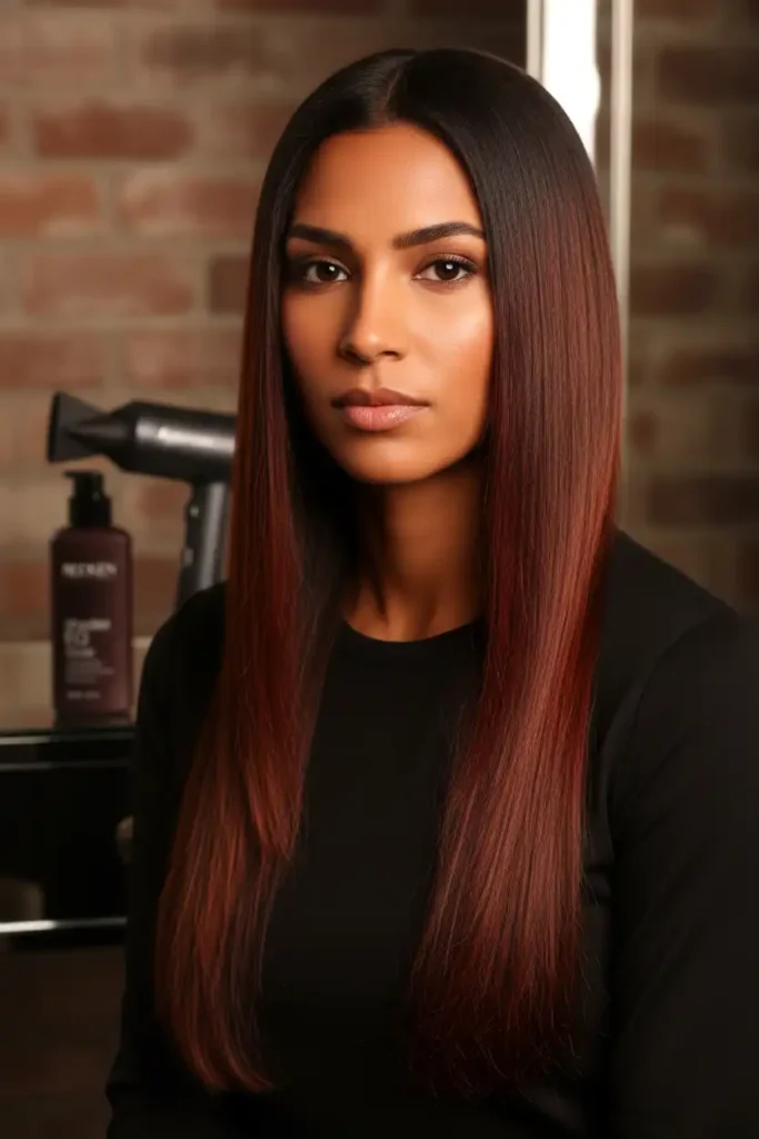 Espresso Hair Color With Auburn Undertones: Deep, Rich, and More Interesting Than Basic Black