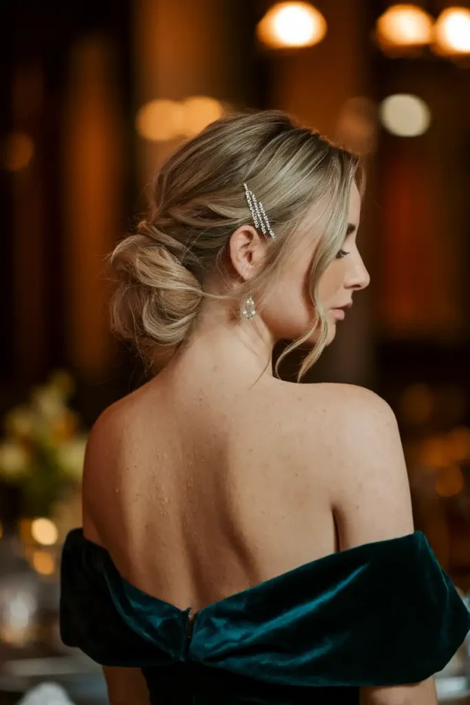 Evening Updo Looks for Medium Hair That Are Not Overdone