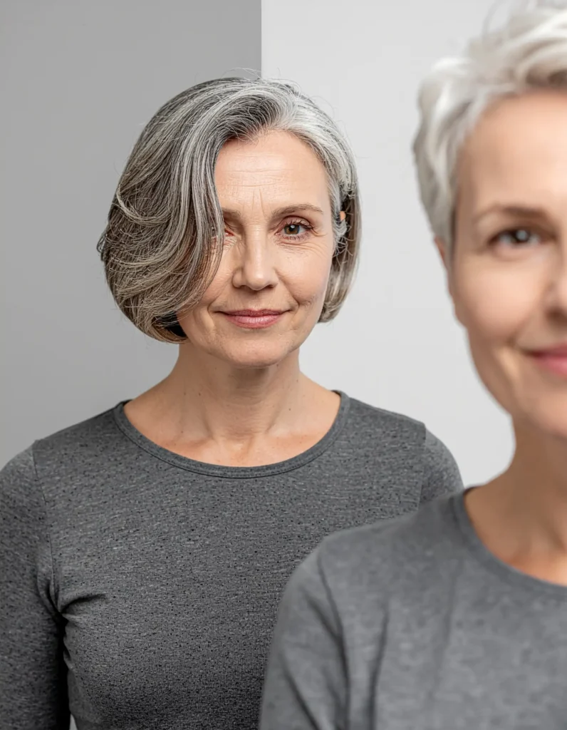 Face Shape Matters: Choosing the Best Haircut for Your Gray Transition