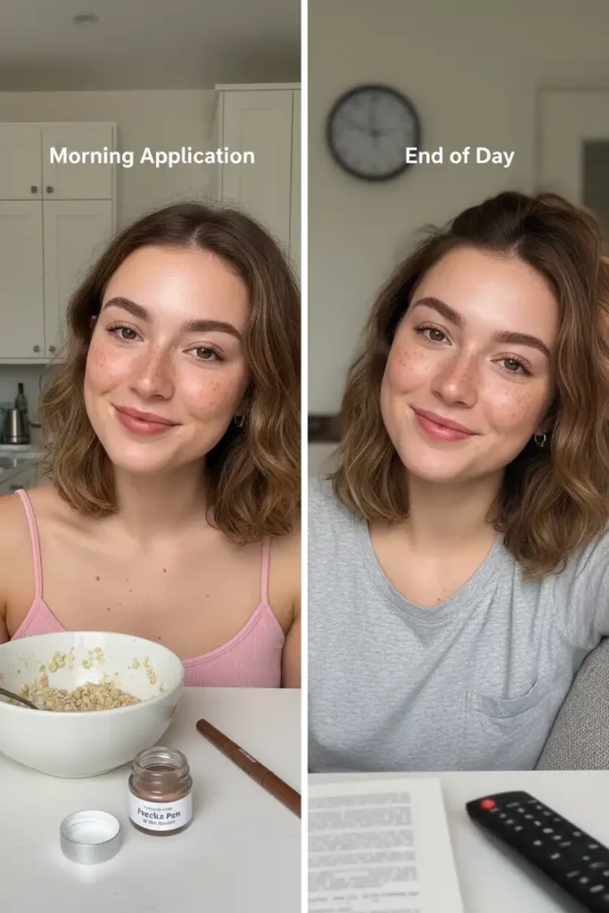 Fake Freckles Makeup That Lasts Through the Whole Day