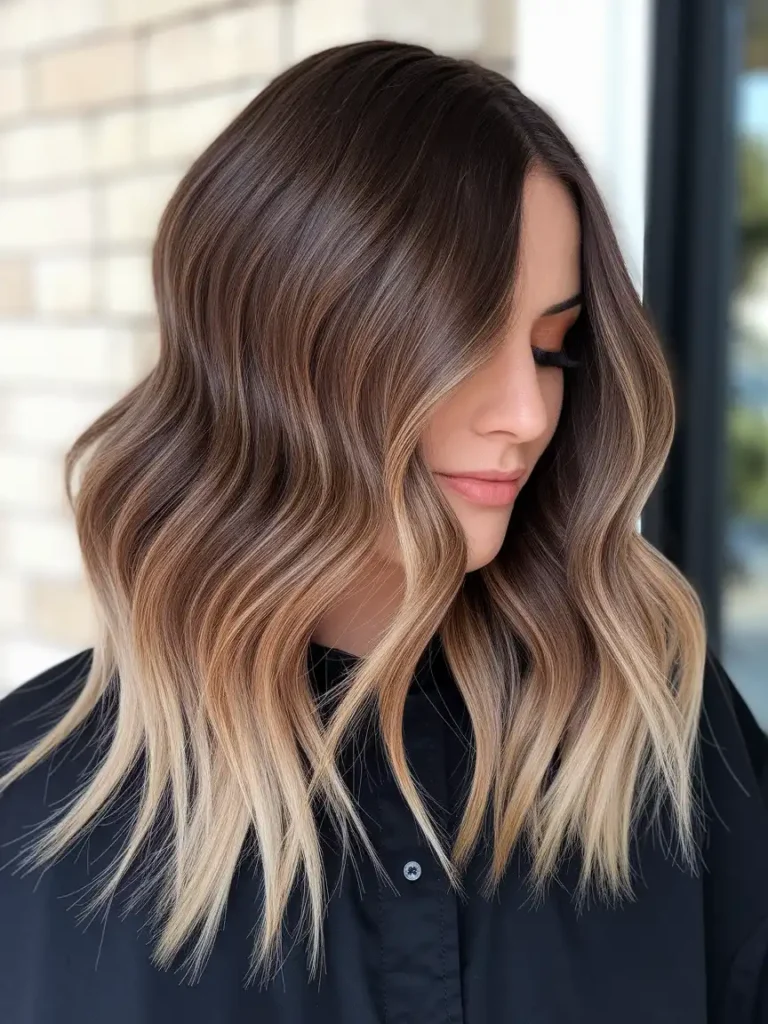 Fall Balayage for Brunettes Who Want Dimension Without the Upkeep