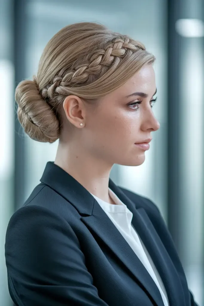 Formal Updo Hairstyles for Medium Hair at the Office