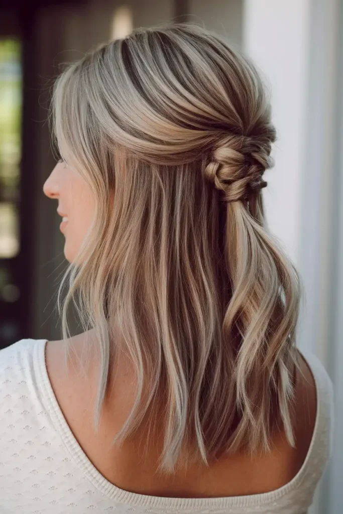Half-Up Half-Down Updo Ideas for Everyday Wear