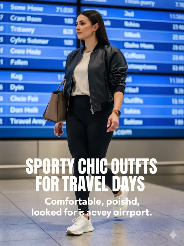 How Olivia Elliott Styles Sporty Chic for Travel