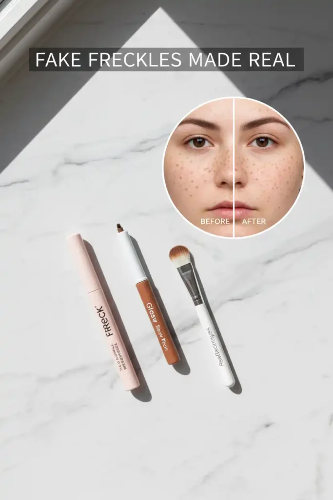 How To Do Fake Freckles With Eyeliner (The Right Way)