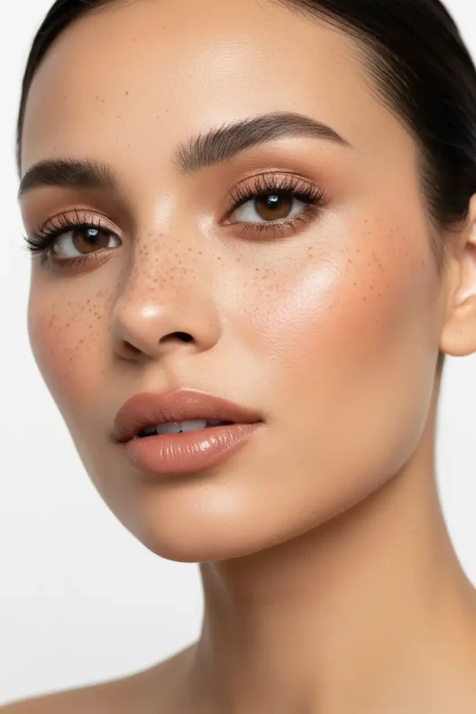 How To Wear Your Regular Makeup With Freckles