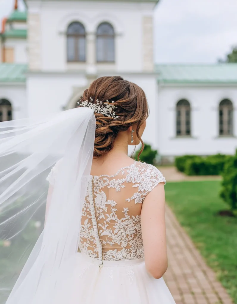 How Veils Work With Full Skirt Silhouettes