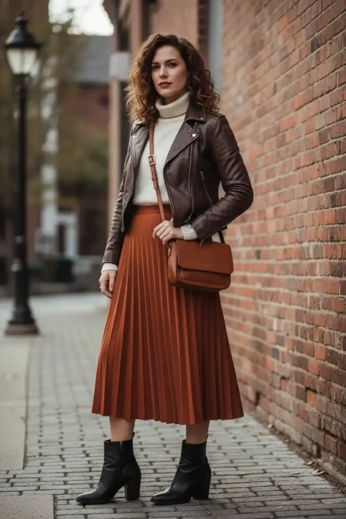How to Build an Edgy Modest Outfit for Fall
