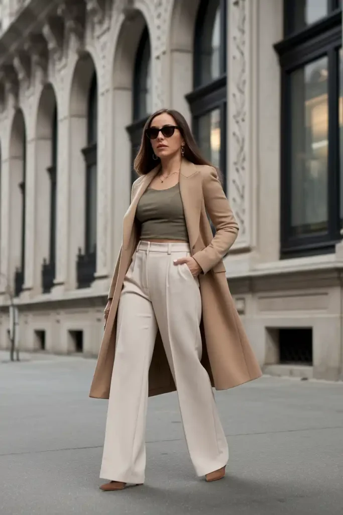How to Style Wide-Leg Pants for a Pear Shape