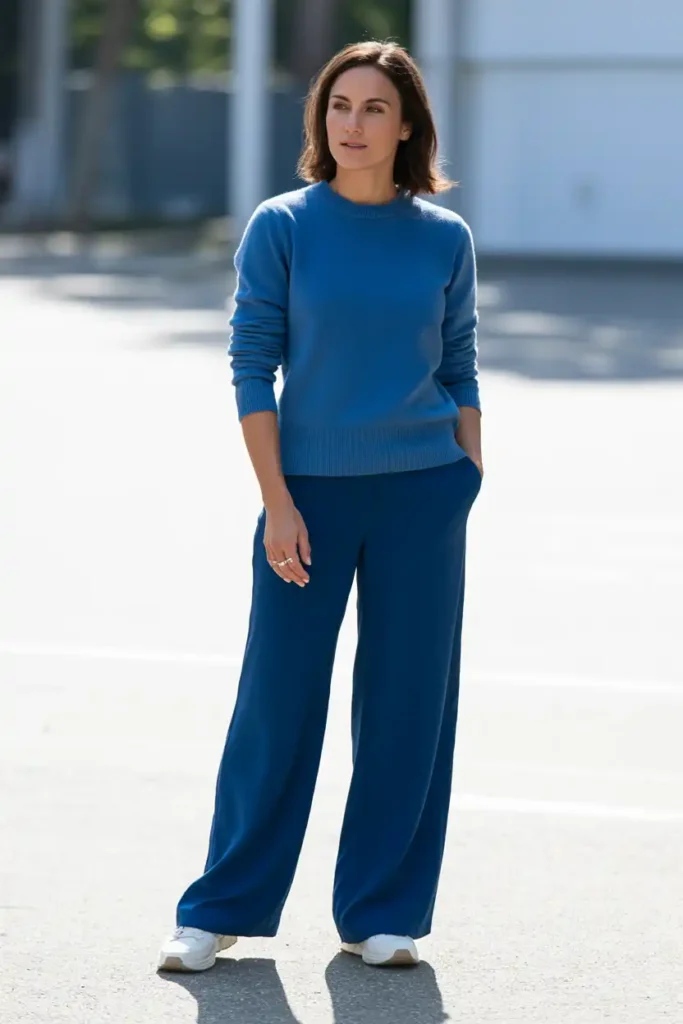 How to Wear All-Blue Outfits Without Looking Overdone