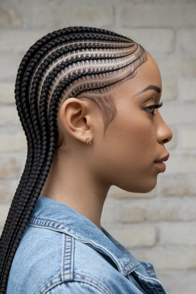 Invisible Parts Feed-In Braids on Short 4C Coils