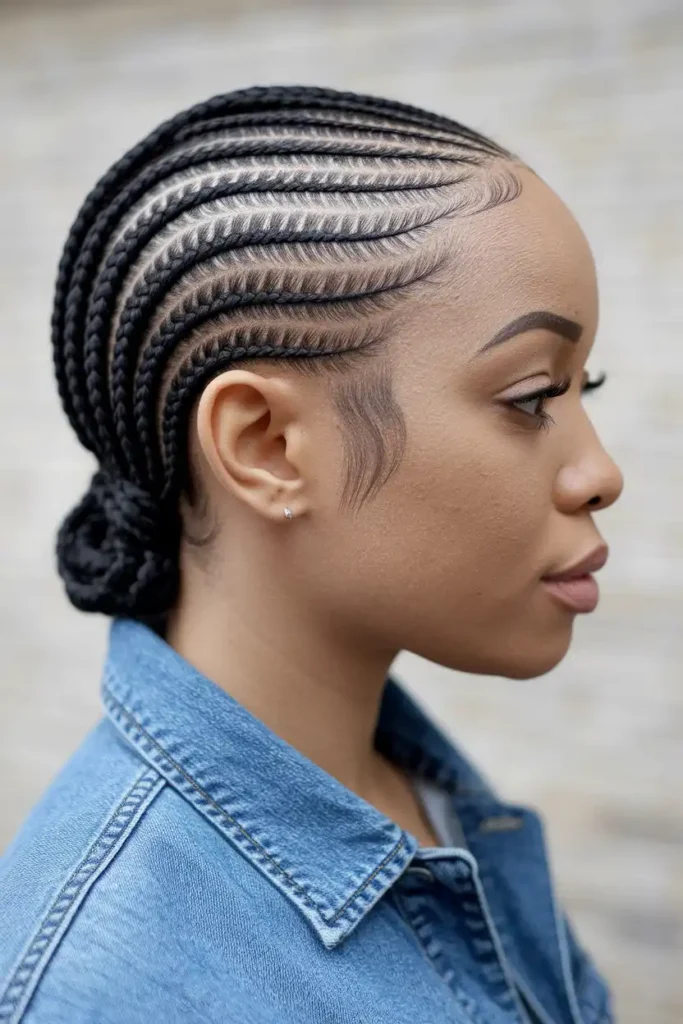 Knotless Braids for Scalp Health on Short Hair